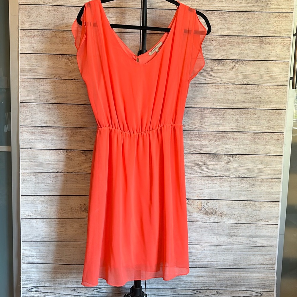 Small coral RW&Co dress